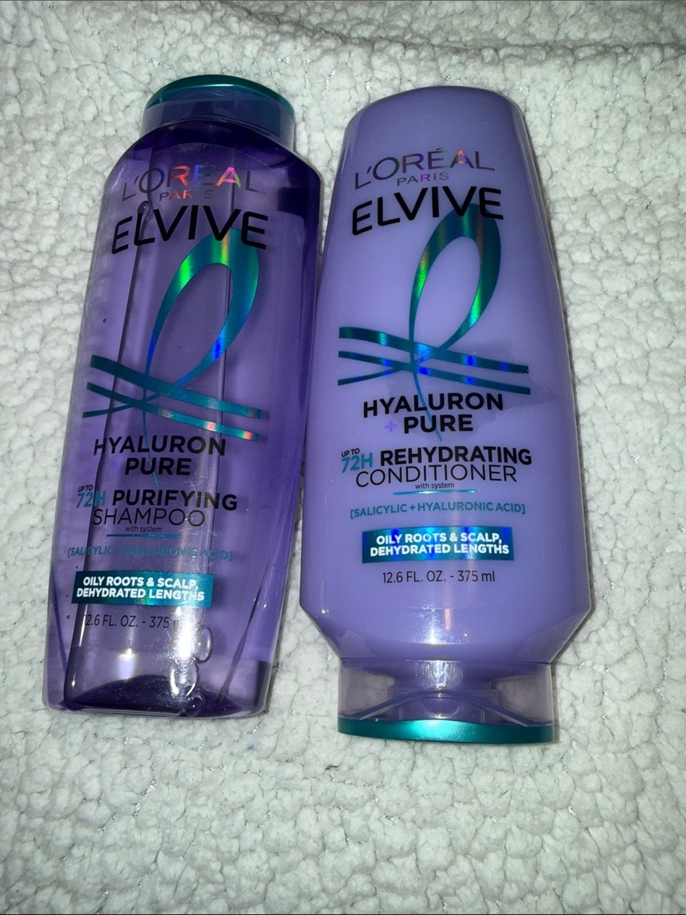 L'Oreal Elvive Hyaluron Pure Purple Shampoo & Conditioner Duo